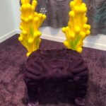 Liam Lee's Felted Chair, 2021 on display at Fog Fair 2022