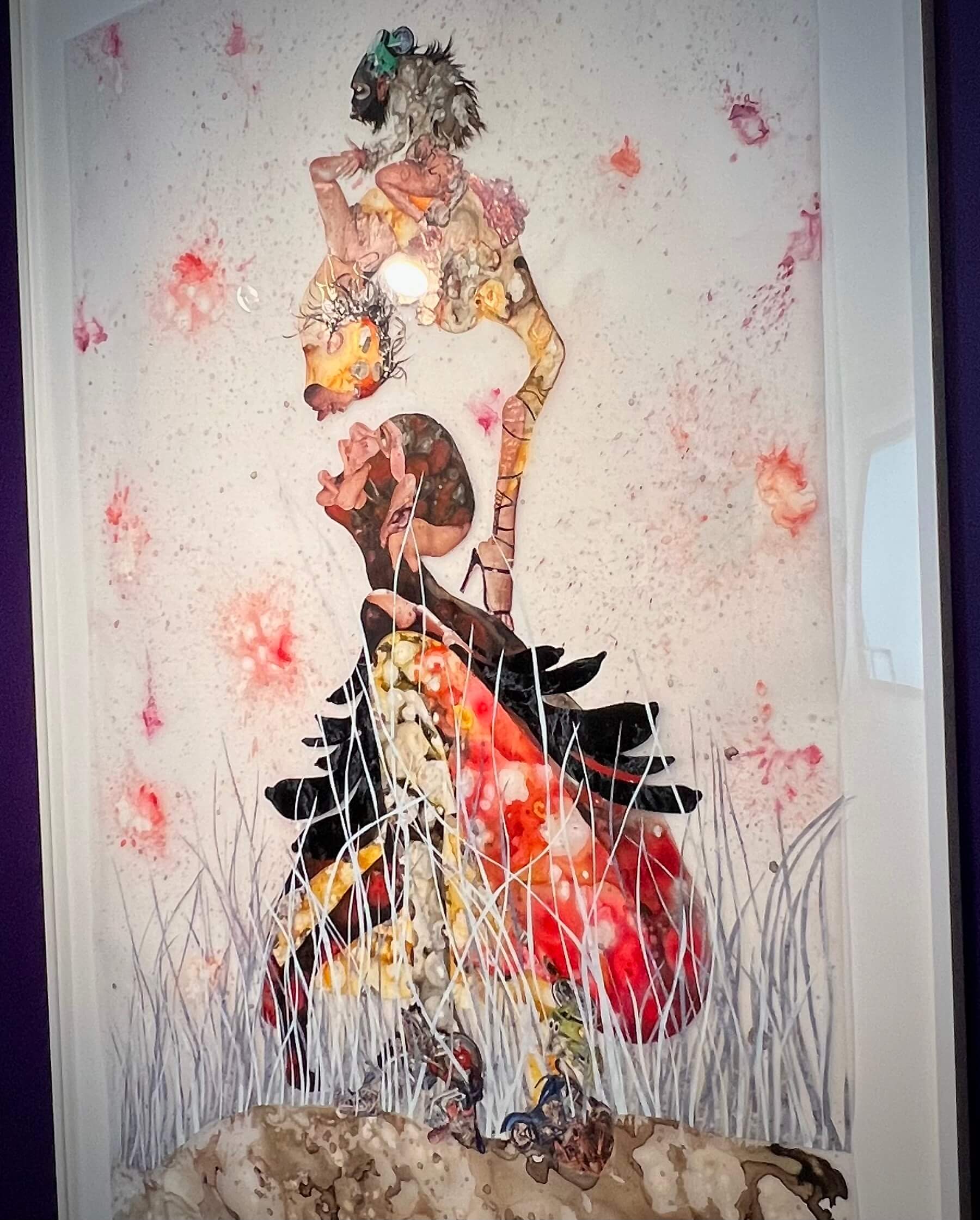 Wangechi Mutu, Misguided Little Unforgivable Hierarchies, 2005. MoAD, San Francisco.