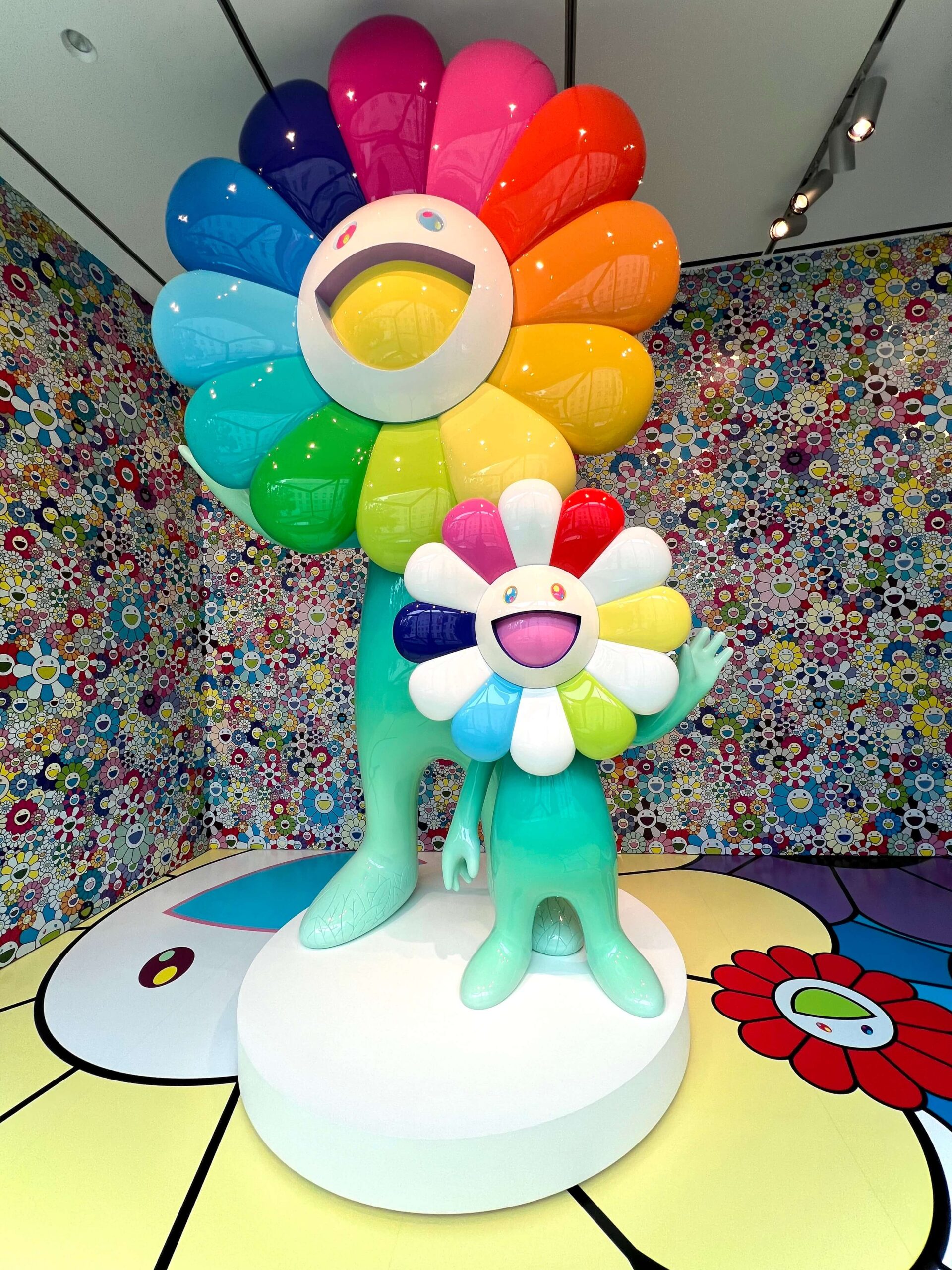 Takashi Murakami: Swelling of Monsterized Human Ego. Together with the Flower Parent and Child, 2023. Asian Art Museum, SF.