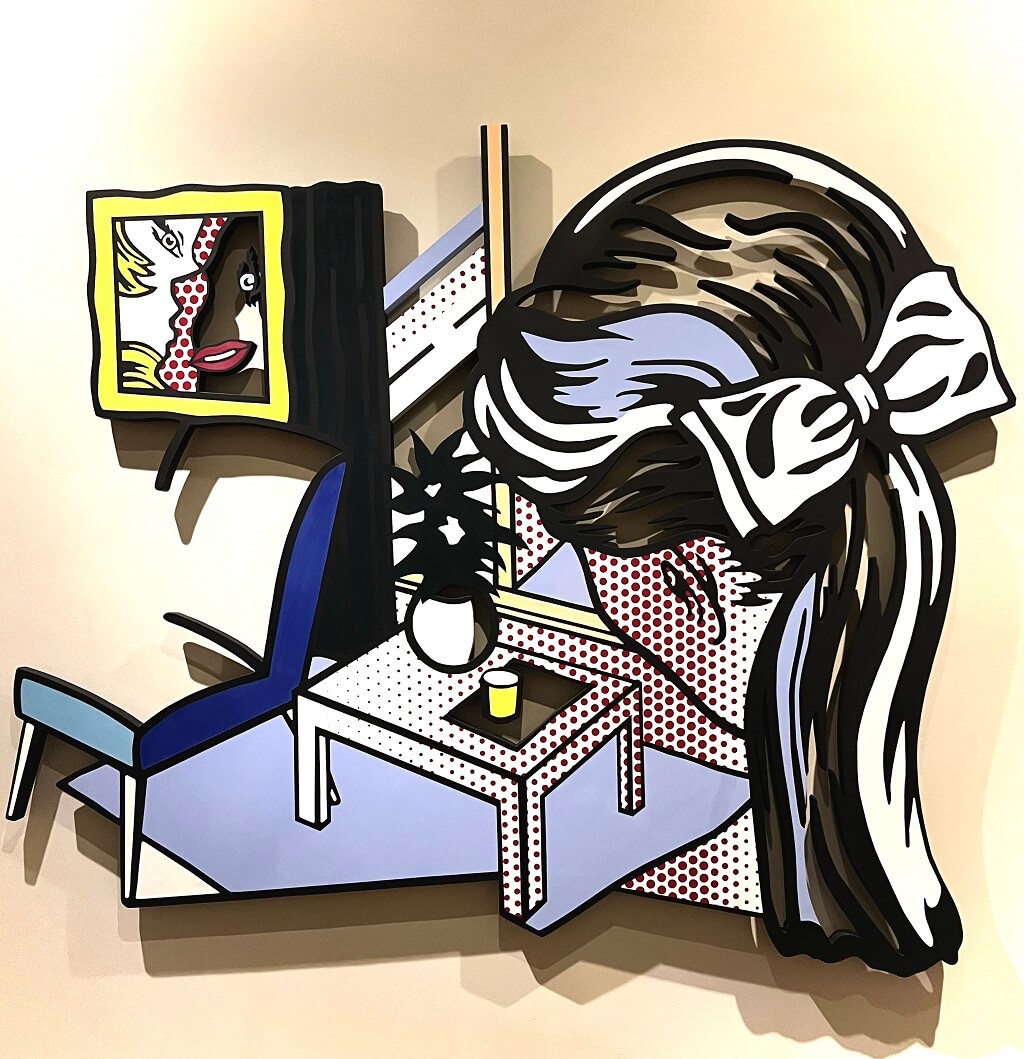 Woman Contemplating a Yellow Cup | Happy 100th Birthday Roy Lichtenstein! | Born on October 27