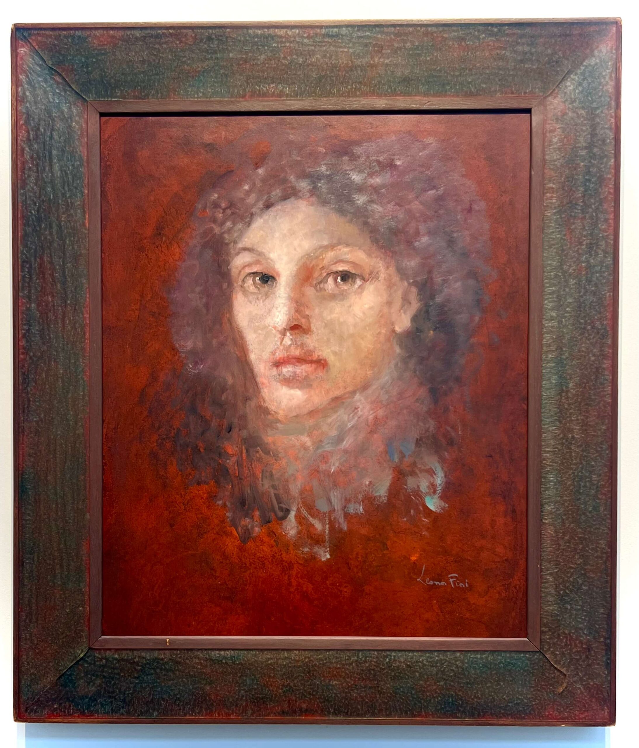 Leonor Fini. Passager IV, 1990. Potraits and Passagers. Weinstein Gallery, San Francisco.