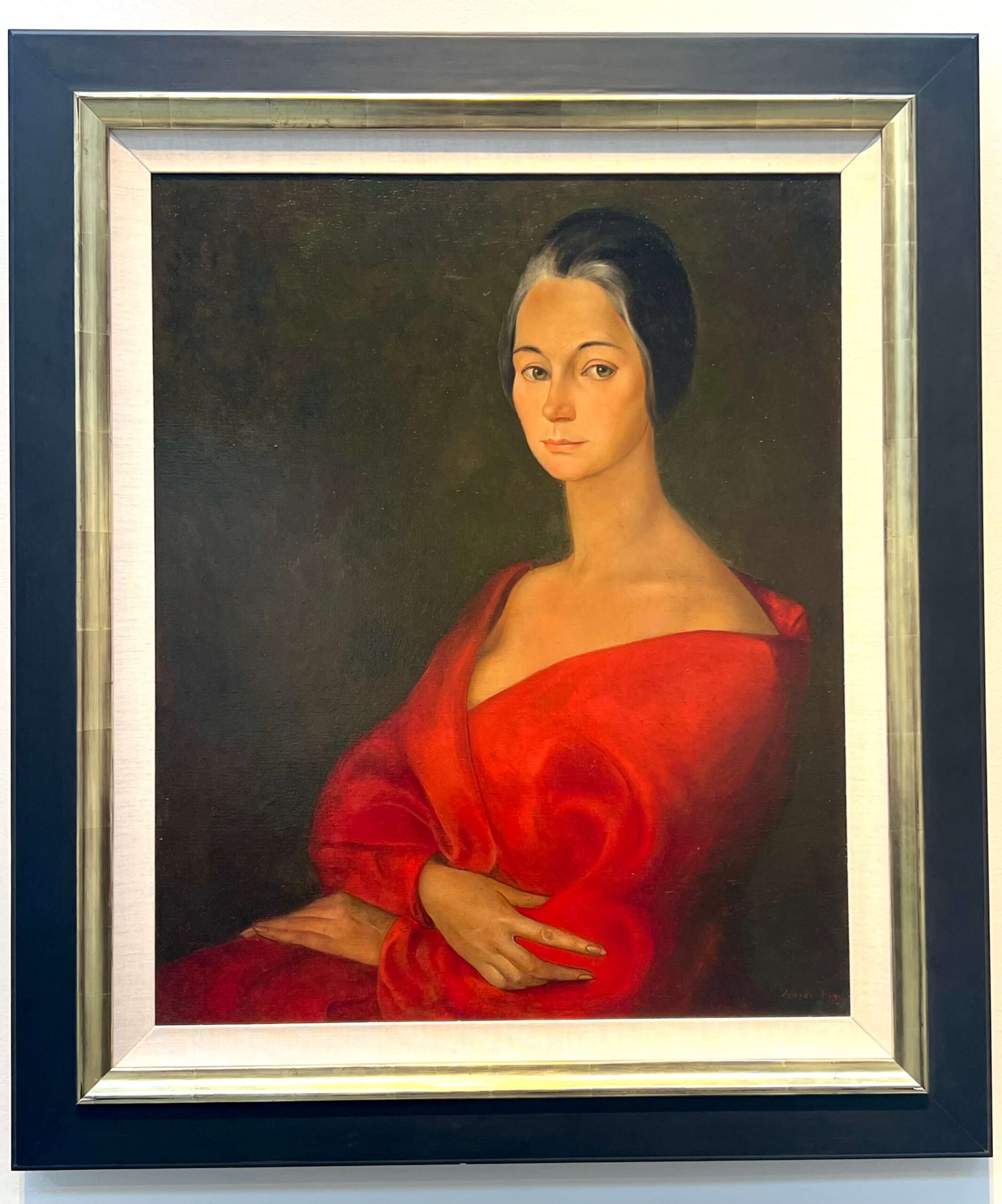 Leonor Fini. Portrait de Mme Lucienne Domb, 1950-52. Portraits and Passagers. Weinstein Gallery, SF.