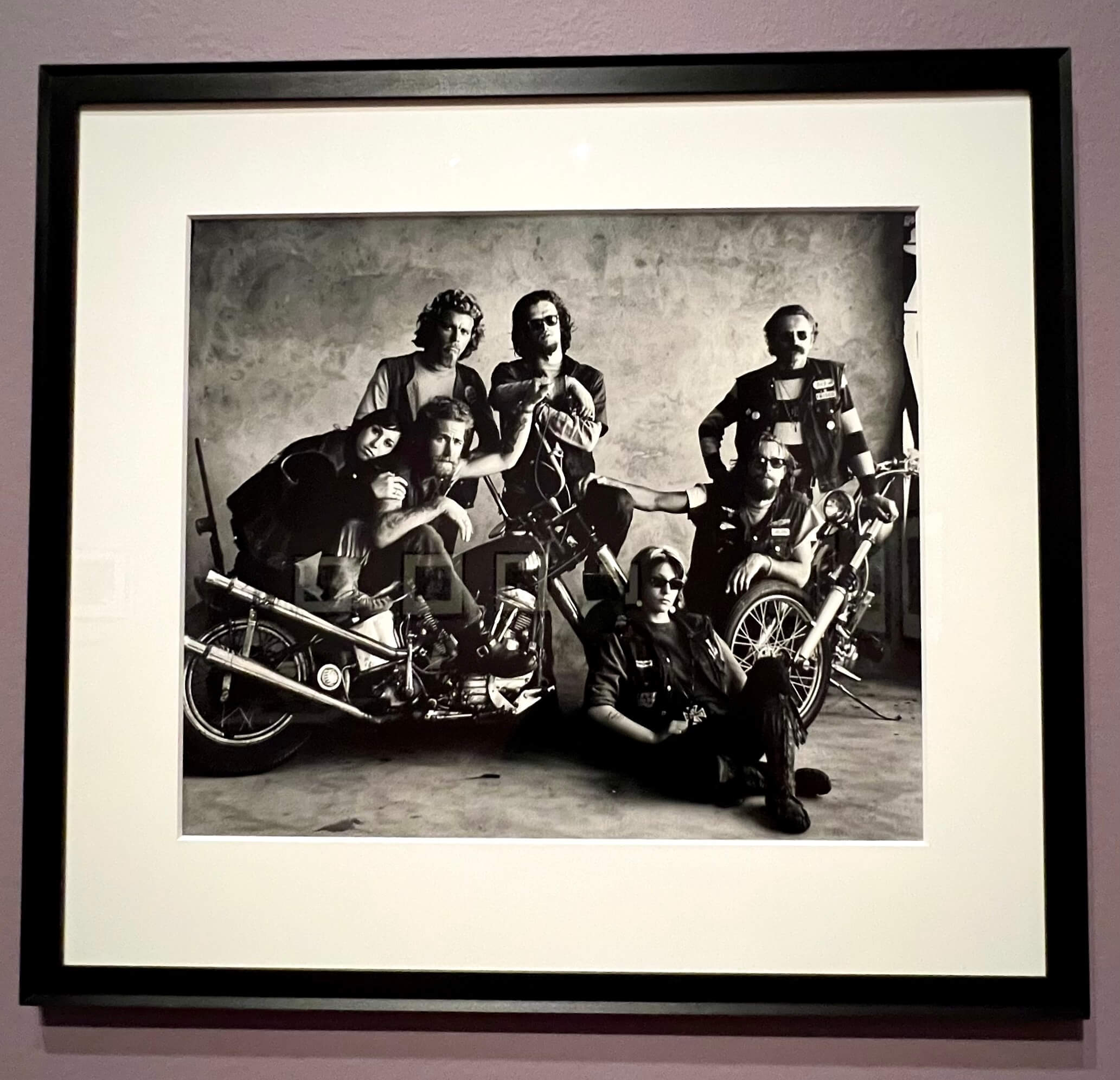 Irving Penn. Hell's Angels, SF, 1967 (Printed 1984). Irving Penn Retrospective. de Young Museum, SF.