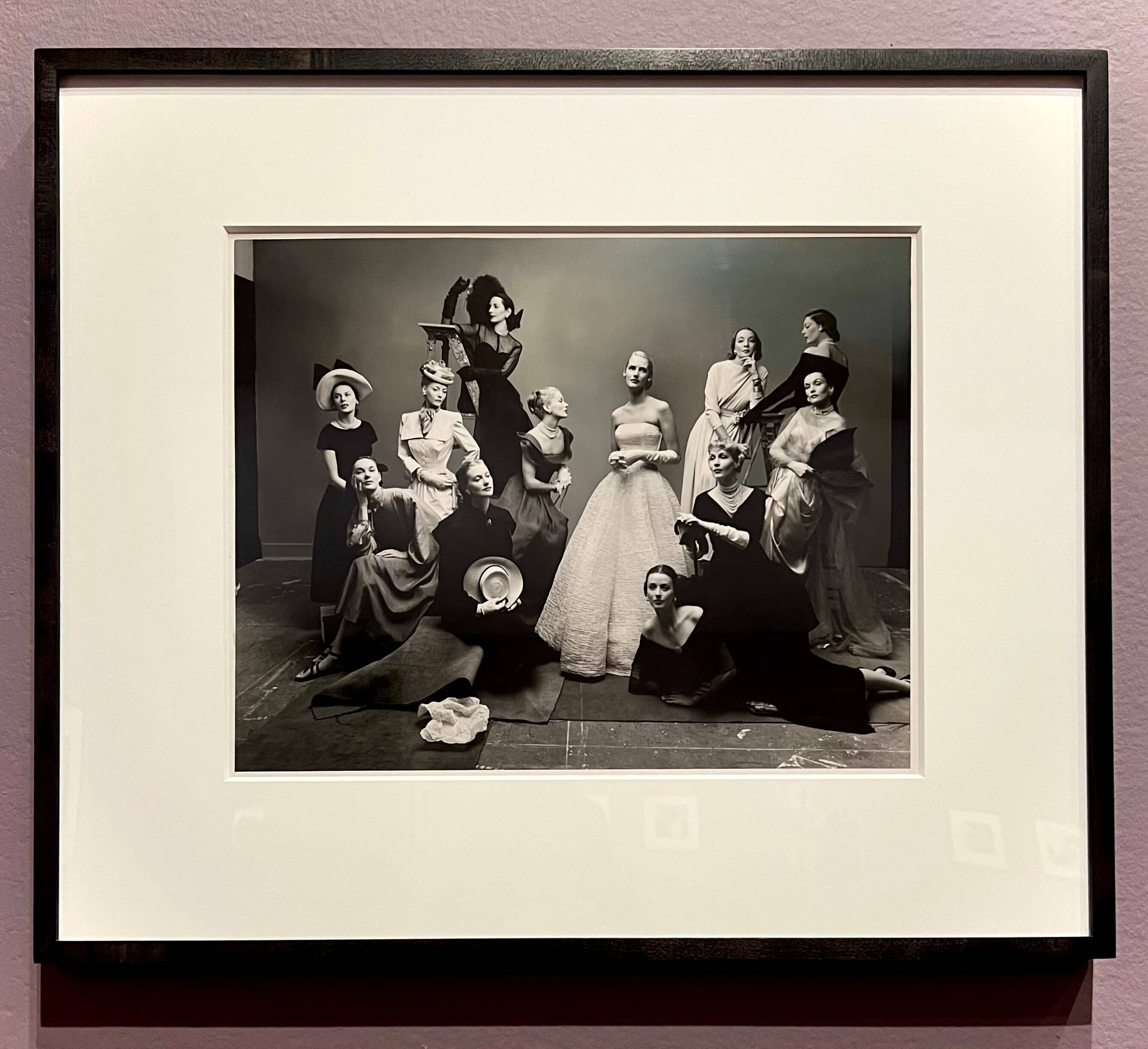 Irving Penn. The Twelve Most Photographed Models, New York, 1947. Irving Penn Retrospective. de Young Museum, SF.