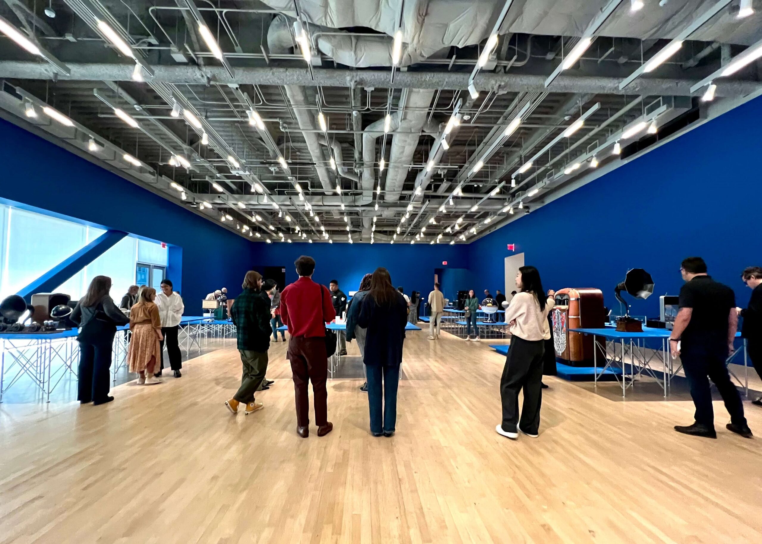 Art of Noise Exhibition Attendees. SFMOMA, San Francisco.