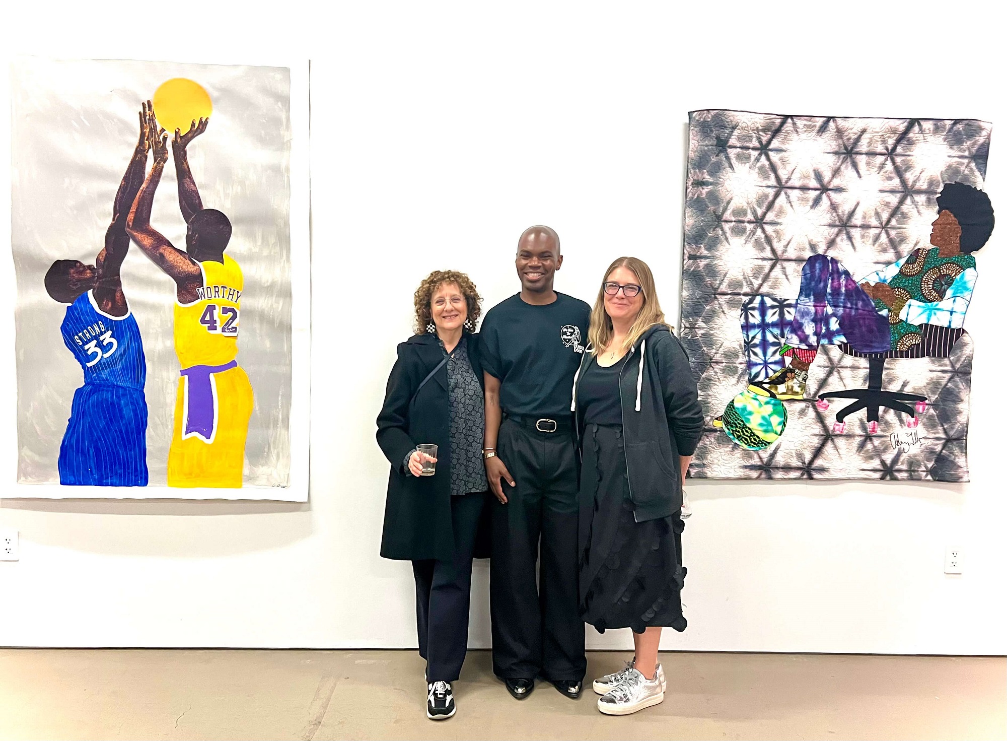 Sharon Tanenbaum, Jonathan Carver Moore and Friend with Adrian Armstrong. Shooters Shoot, 2024 and Adana Tillman. Creatives Collaboration, 2024. VERSUS. Four One Nine, SF.