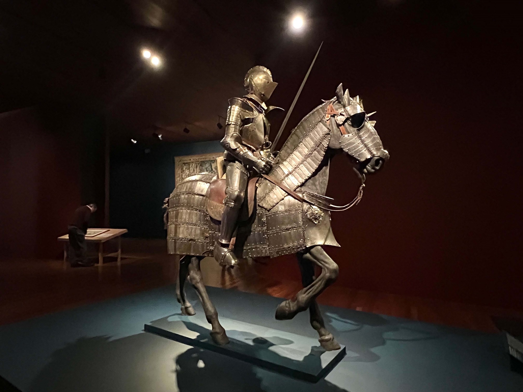 Art and War in the Renaissance: The Battle of Pavia Tapestries Installation View. de Young Museum, SF.