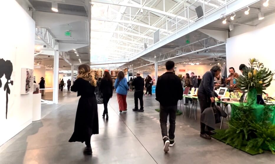 FOG Focus Entrance at Pier 2. FOG Design+Art, Fort Mason Center, SF.