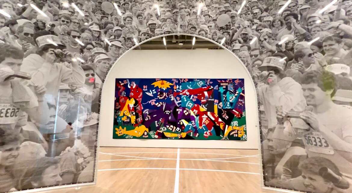 Hank Willis Thomas. Guernica, 2016. Get in the Game. SFMOMA, SF.