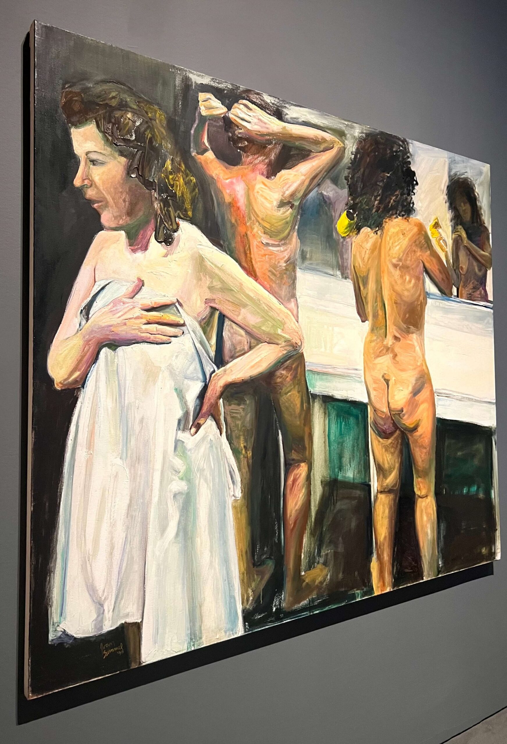 Joan Semmel. Blow Dry, 1990. Get in the Game. SFMOMA, SF.