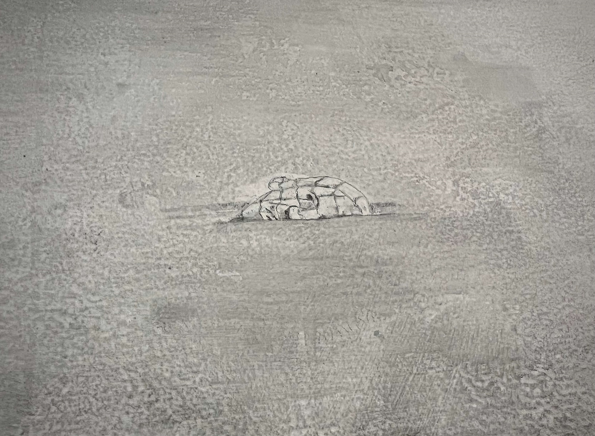 FOG: A Mural for San Francisco (detailed view) by Álvaro Verduzco. Incline Gallery, SF.