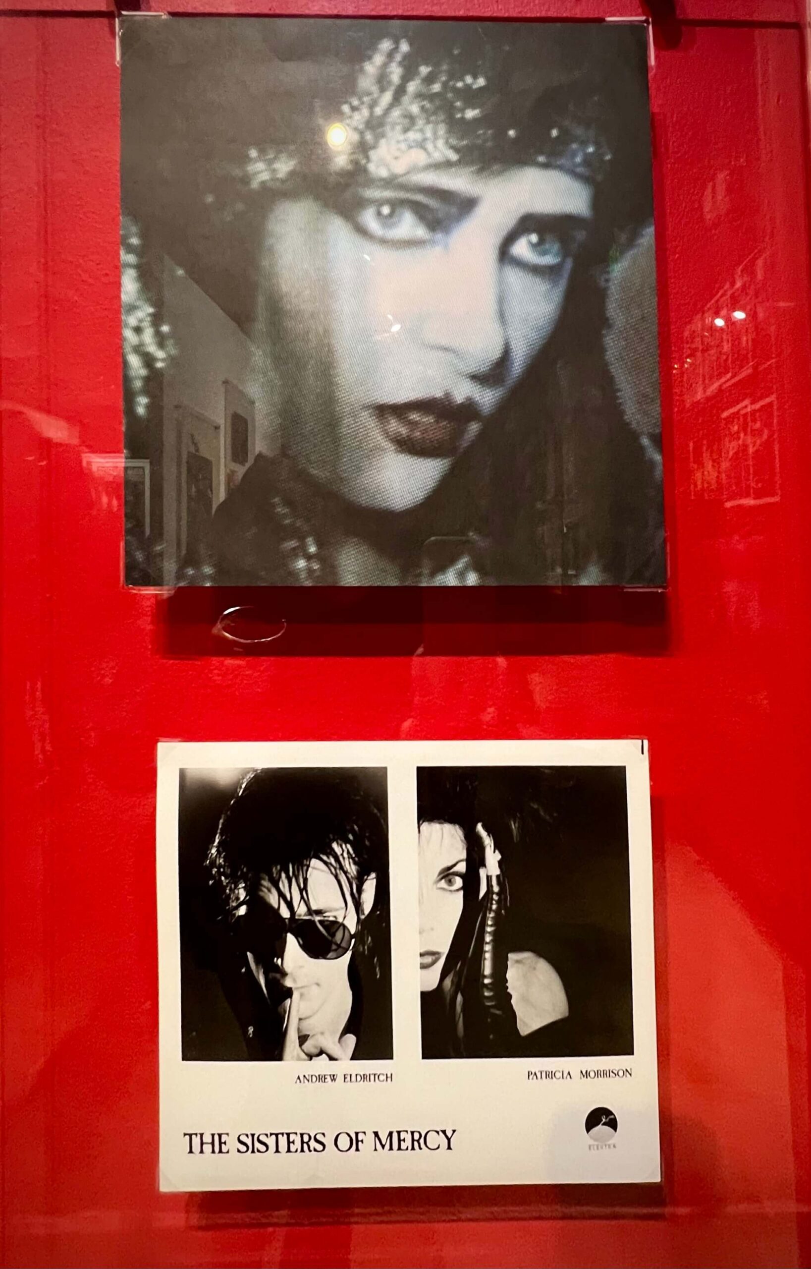 Goth Artists Siouxsie and the Banshees and The Sisters of Mercy. Glitter and Trash. Haight Street Art Center, SF.
