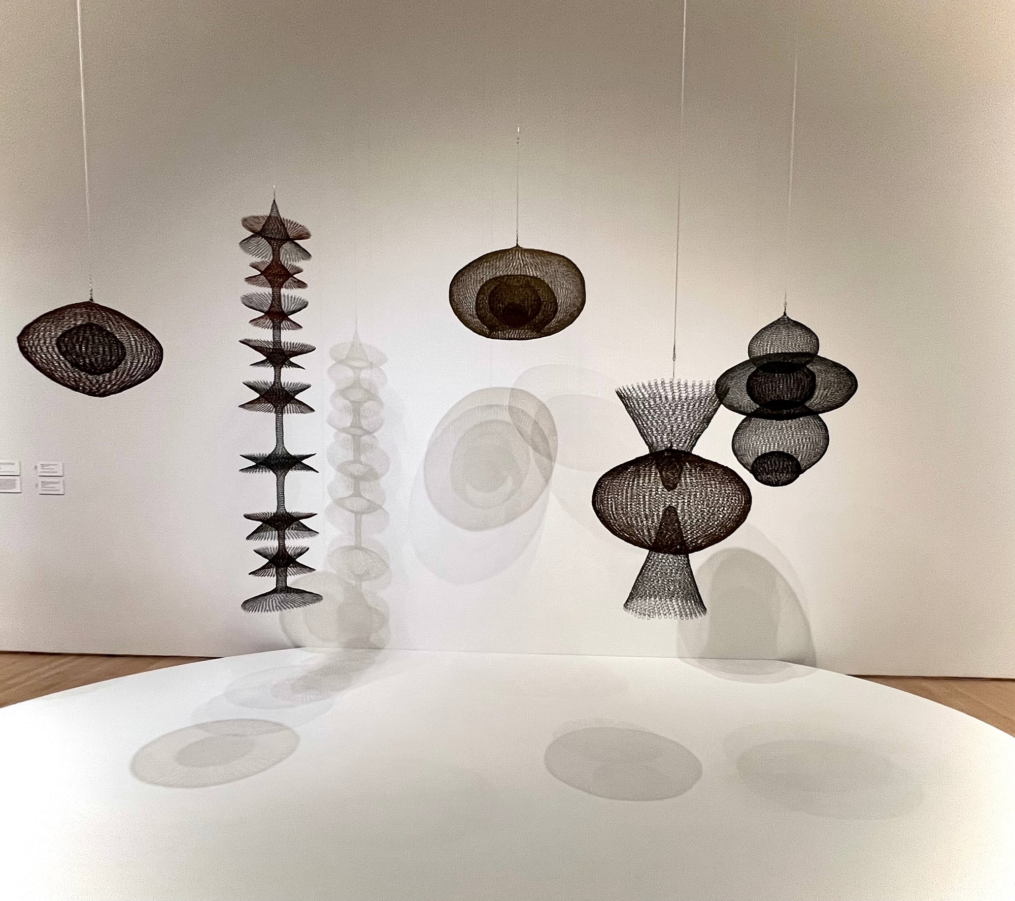 Installation View Ruth Asawa: Retrospective. SFMOMA, SF.