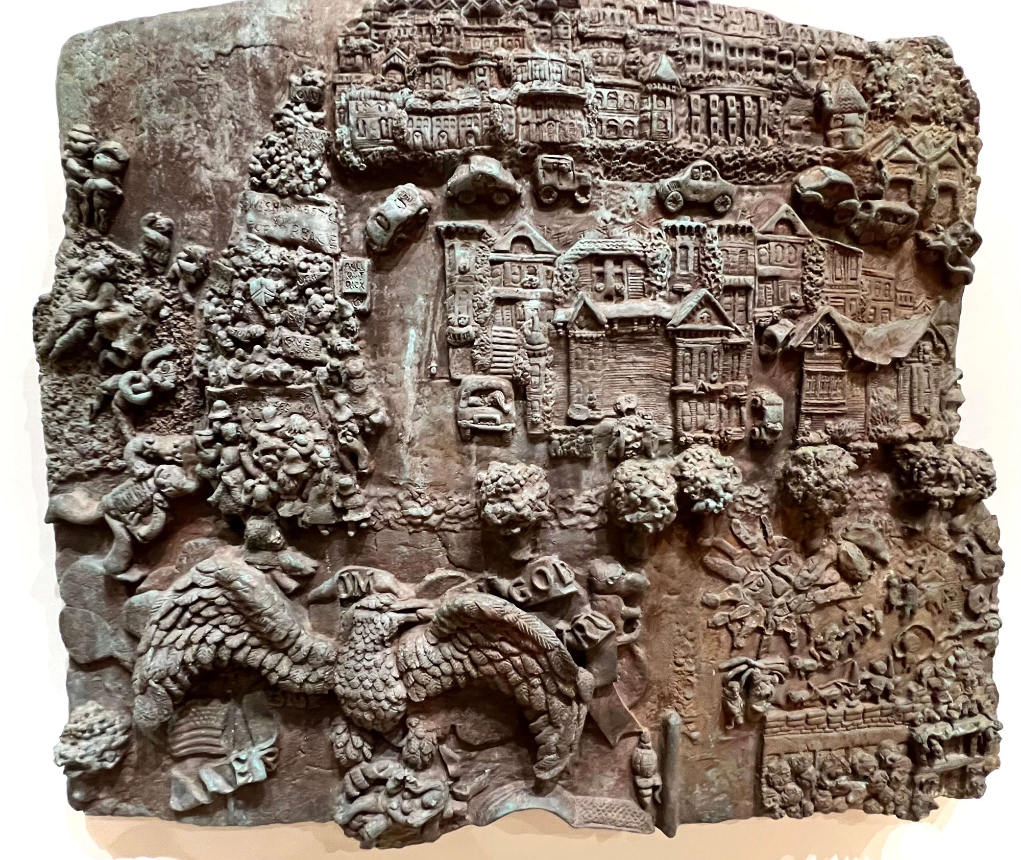 Ruth Asawa. Peace March Section of San Francisco Fountain, 1973 cast in 1981. Ruth Asawa, Retrospective. SFMOMA, SF.