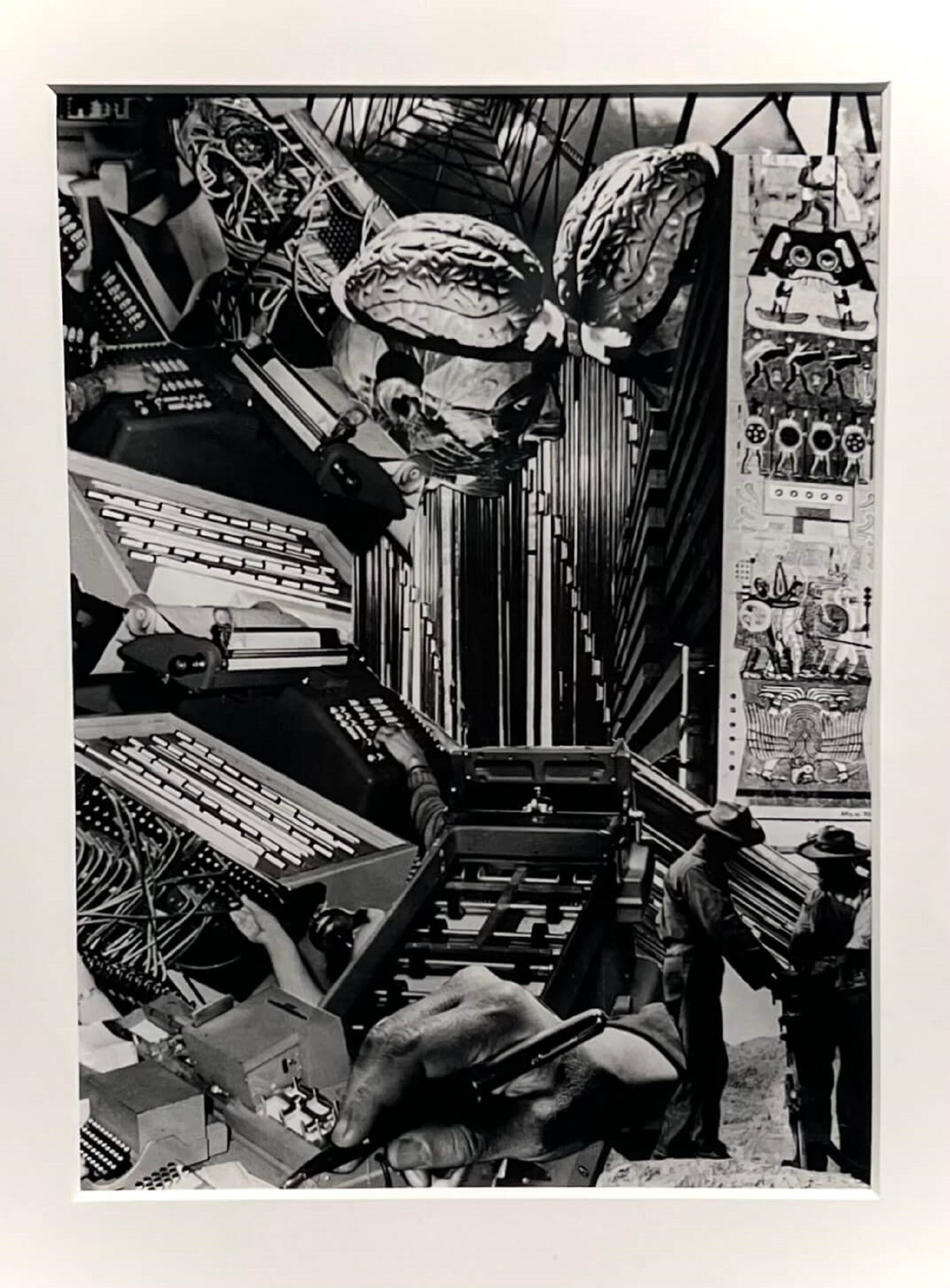 Lola Álvarez Bravo, Computadora I, c. 1954. Viaje a la luna, CCA Wattis Institute, SF.