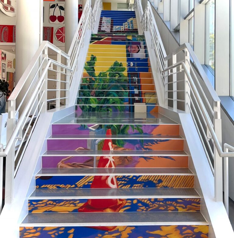 cherisse alcantara staircase 2025 makibaka a living legacy ybca san francisco a love letter to art 768x780