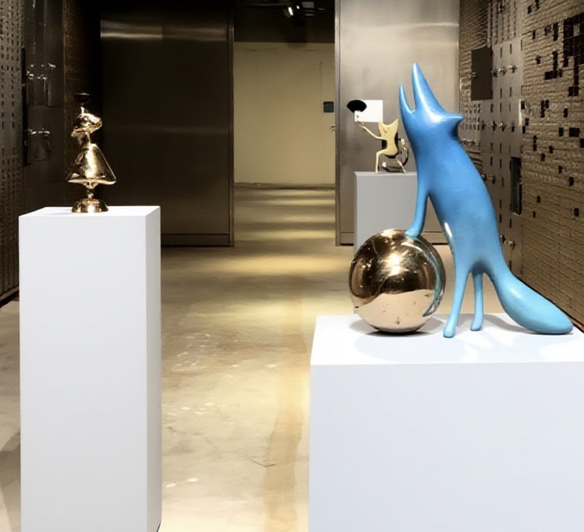 Masako Miki Sculptures in the Old BofA Bank Vault. Masako Miki: Midnight March. Institute of Contemporary Art, SF.