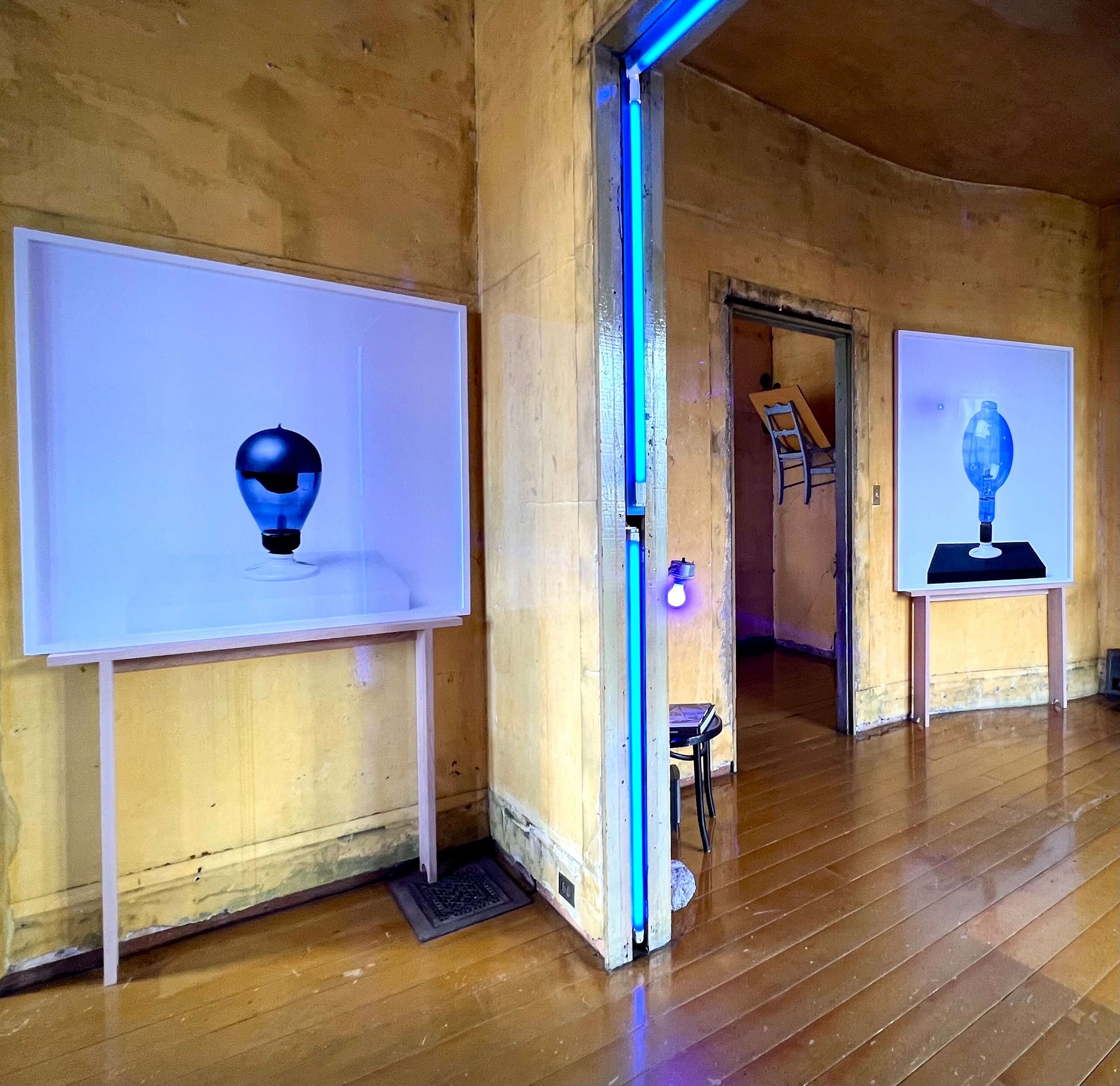 Catherine Wagner. Blue Reverie Light Works. 500 Capp Street (David Ireland House), SF.