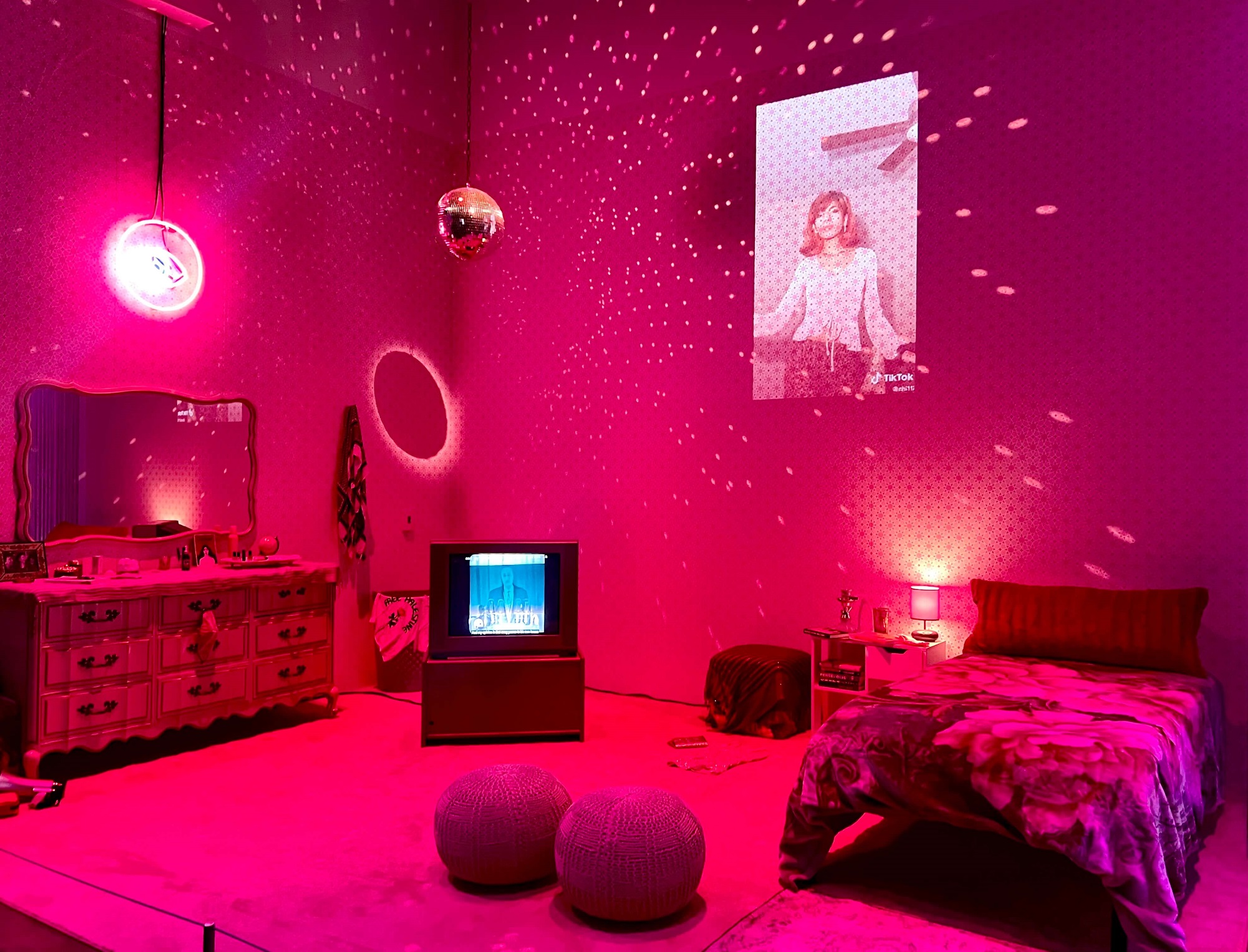 Yasmine Nasser Diaz’s For Your Eyes Only. Rave Into the Future. Asian Art Museum, SF.