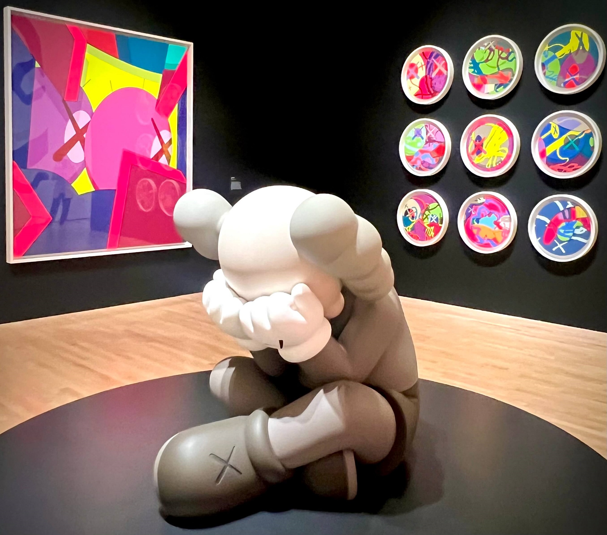 Installation View KAWS: FAMILY. SFMOMA, SF.