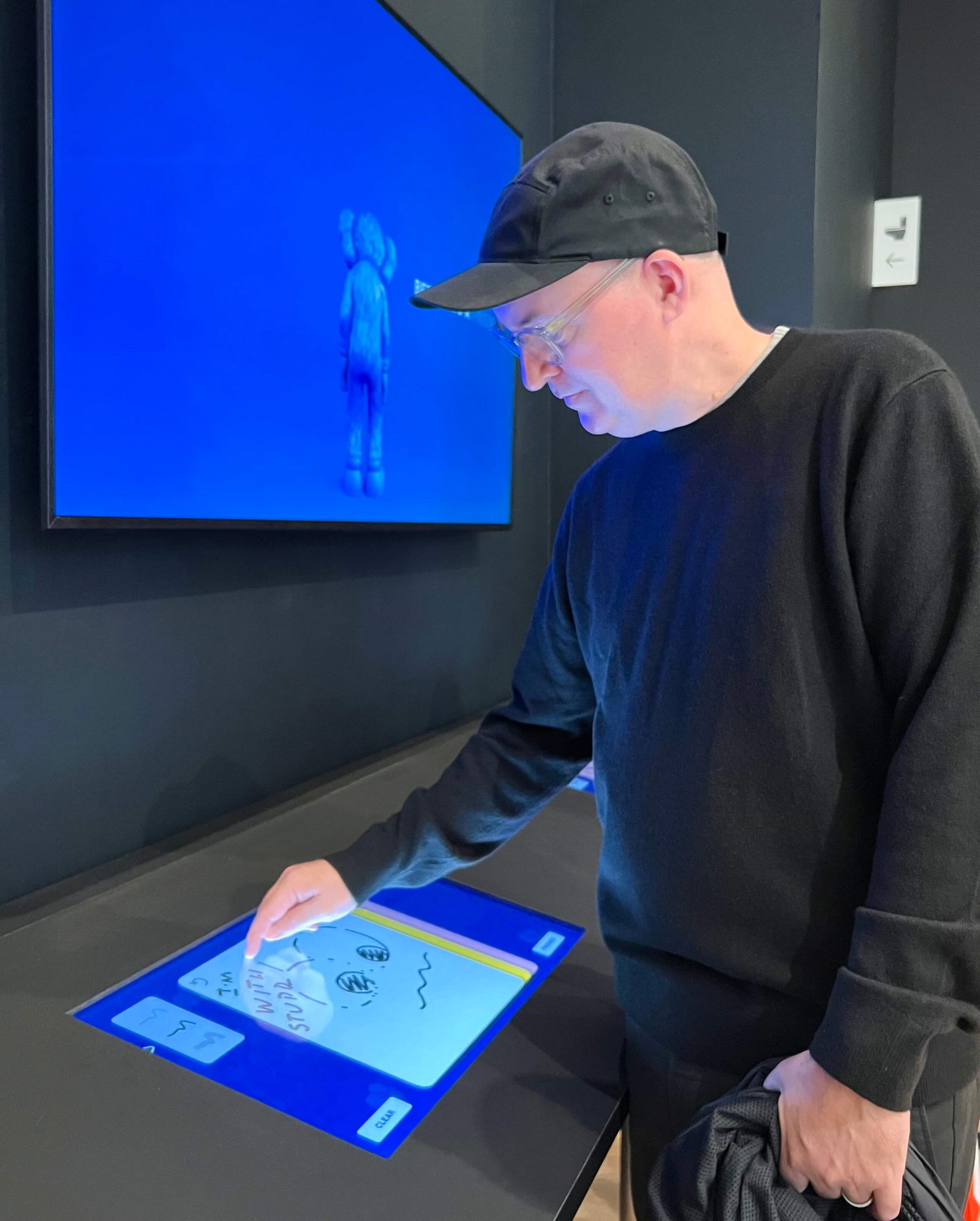 KAWS Making a Friend for BFF. KAWS: FAMILY. SFMOMA, SF.