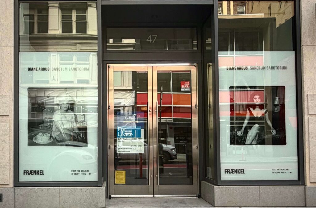 Diane Arbus: Sanctum Sanctorum. Fraenkel Gallery Street View, San Francisco.