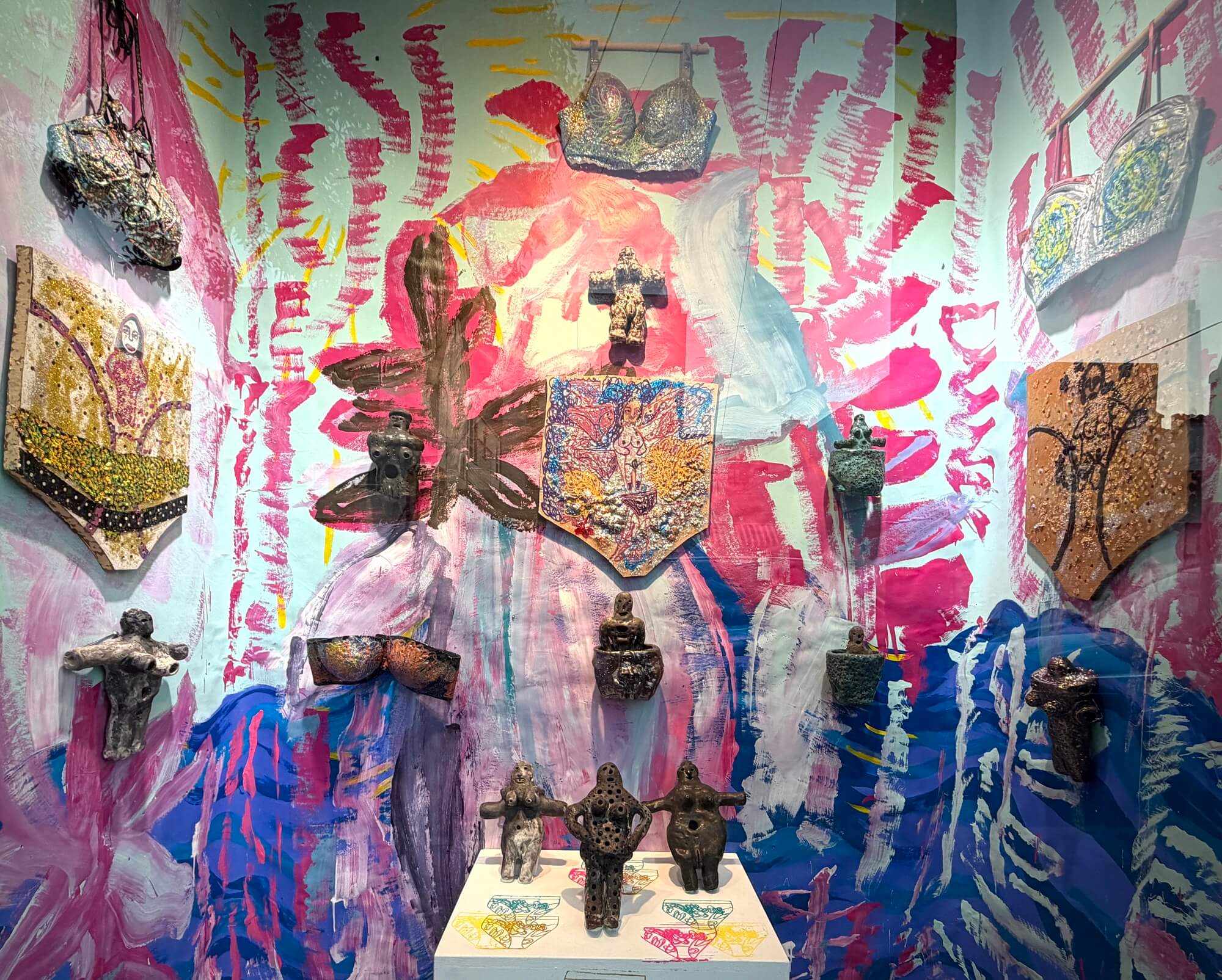 Pilar Vasquez Aguilera's Window Installation. Home Show. Creative Growth, Oakland.