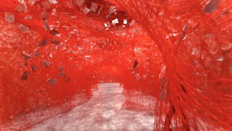 chiharu shiota installation view diary two home countries asian art museum san francisco a love letter to art 768x436