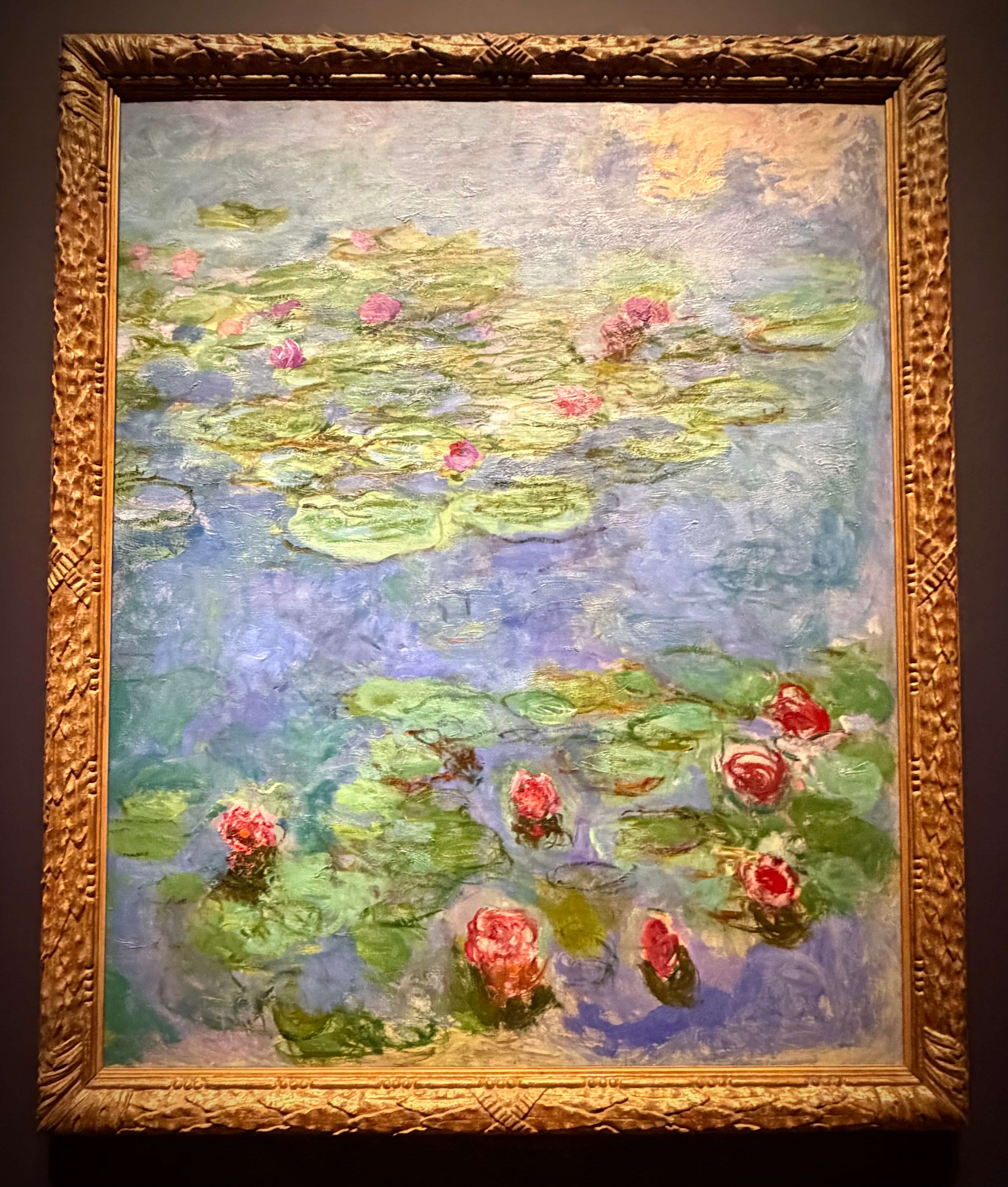Claude Monet. Water Lilies, 1914–1917. Monet and Venice. de Young Museum, SF.