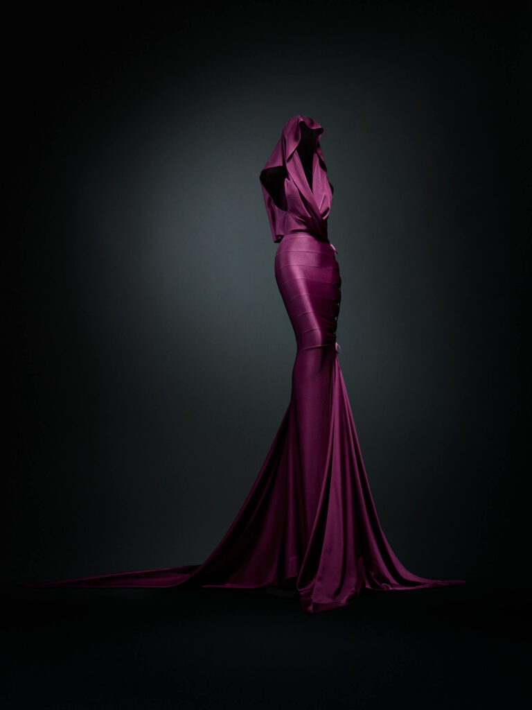 Azzedine Alaïa Spring/Summer 1986 Haute Couture dress, originally modeled by Grace Jones at the Oscars de la Mode in Paris, 1985.