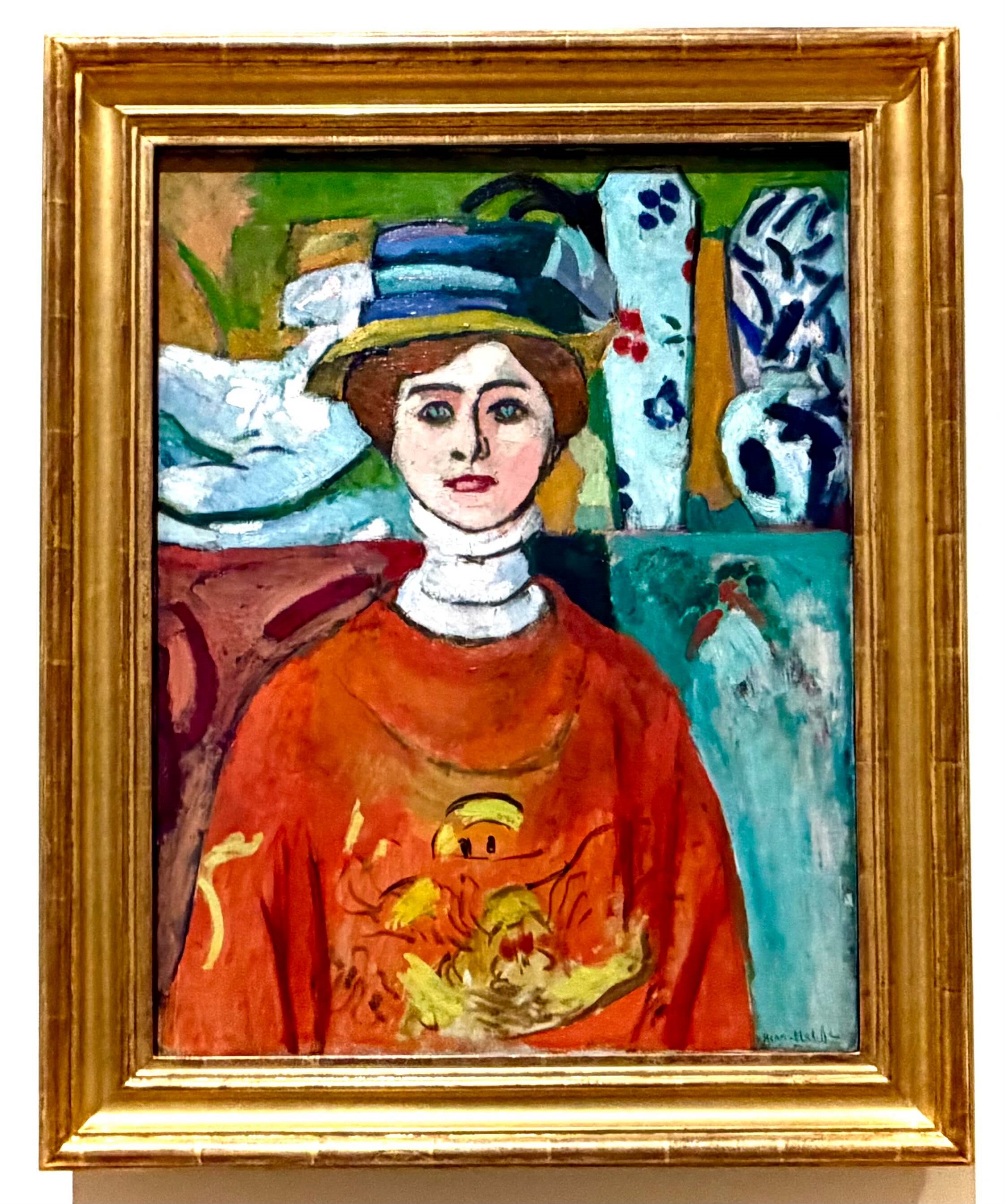 Henri Matisse. La Fille aux yeux verts (The Girl with Green Eyes), 1908. Matisse’s Femme au chapeau: A Modern Scandal. SFMOMA, SF.