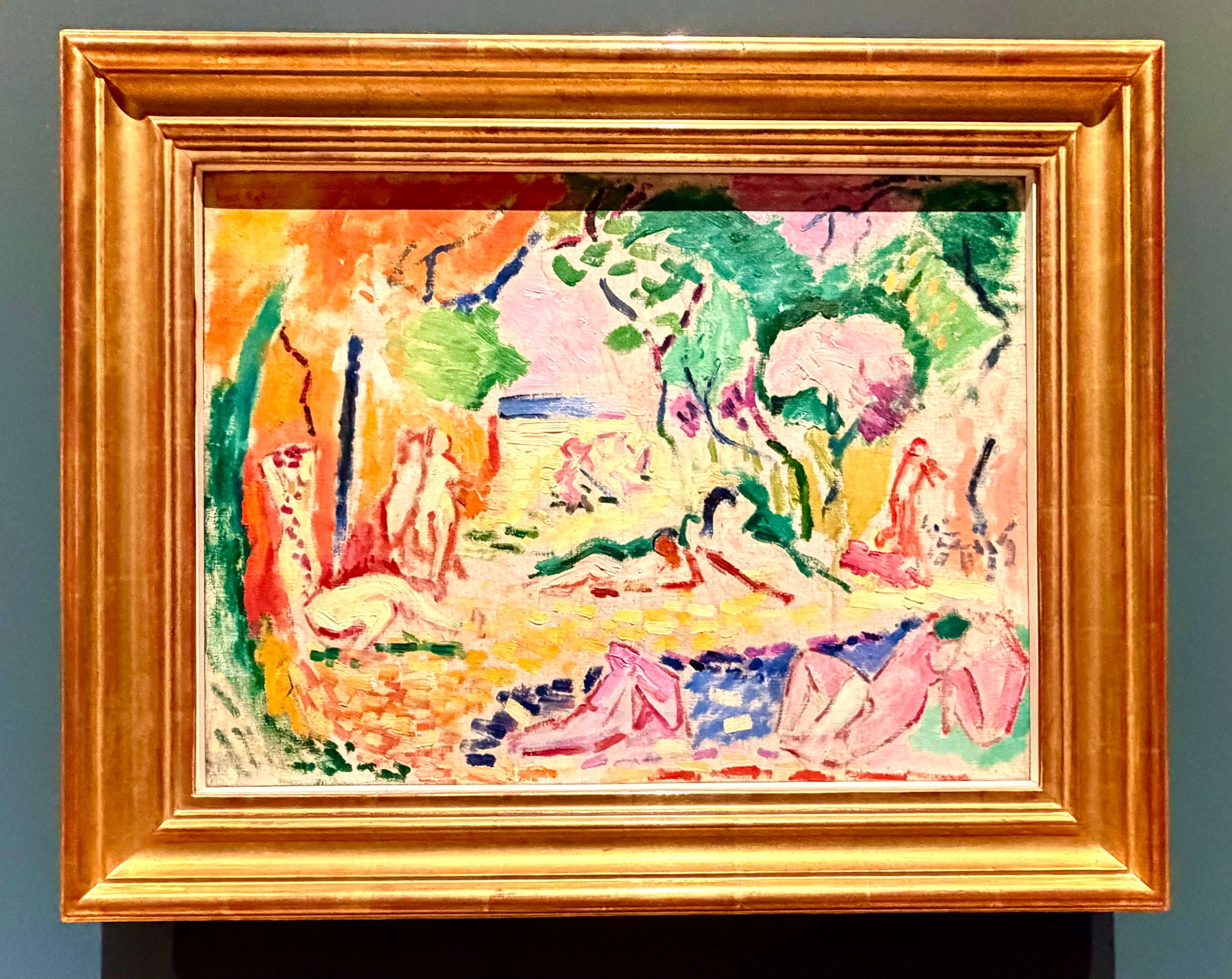 Henri Matisse. Sketch for Le Bonheur de vivre (The Joy of Life), 1905–06. Matisse’s Femme au chapeau: A Modern Scandal. SFMOMA, SF.