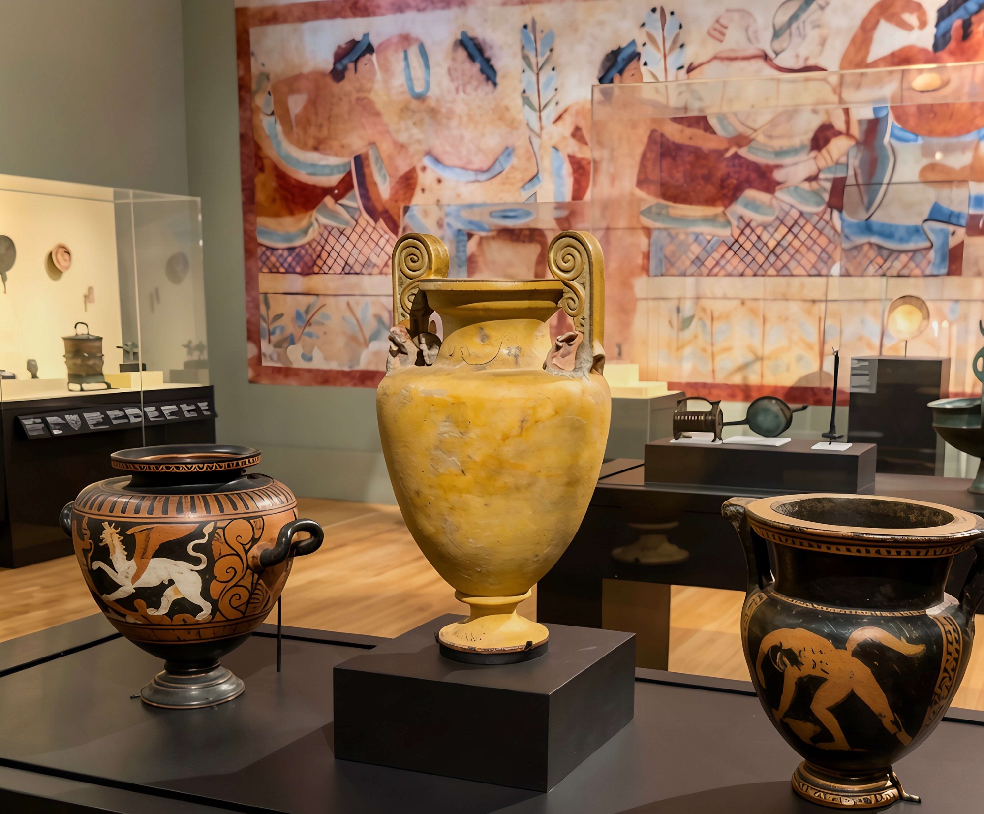 Installation View, The Etruscans: From the Heart of Ancient Italy. Legion of Honor, SF.
